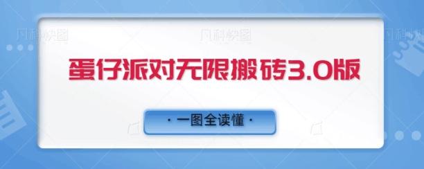 蛋仔派对无限搬砖3.0版日+500-微氪项目圈