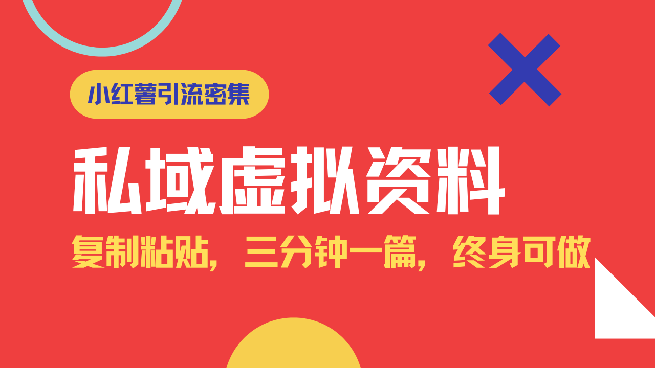 小红书引流私域旅游虚拟资料玩法，复制粘贴，三分钟一篇图文，日入1000…-微氪项目圈