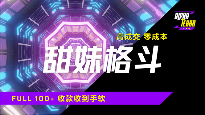 高成交零成本，售卖甜美格斗课程，谁发谁火，加爆微信，日入1000+收款…-微氪项目圈