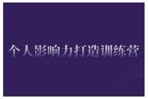个人影响力打造训练营，掌握公域引流、私域运营、产品定位等核心技能，实现从0到1的个人IP蜕变-微氪项目圈