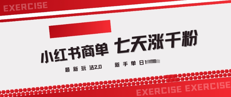 小红书商单2.0最新玩法，3天涨千粉单日变现多张-微氪项目圈