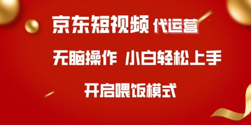 京东短视频代运营，全程喂饭，小白轻松上手【揭秘】-微氪项目圈